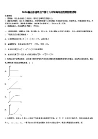 2026届山东省枣庄市第十六中学高考仿真卷物理试卷含解析