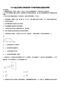2026届山东省枣庄市薛城区第八中学高考物理全真模拟密押卷含解析