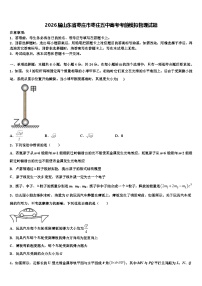 2026届山东省枣庄市枣庄五中高考考前模拟物理试题含解析