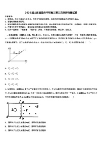 2026届山东省重点中学高三第三次测评物理试卷含解析