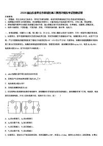 2026届山东省枣庄市薛城区高三第四次模拟考试物理试卷含解析