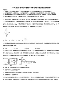 2026届山东省枣庄市滕州一中高三第五次模拟考试物理试卷含解析