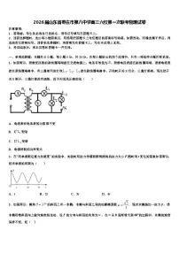 2026届山东省枣庄市第八中学高三六校第一次联考物理试卷含解析