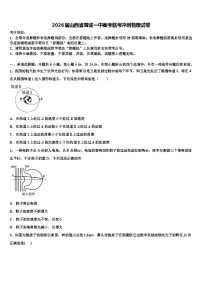 2026届山西省晋城一中高考临考冲刺物理试卷含解析