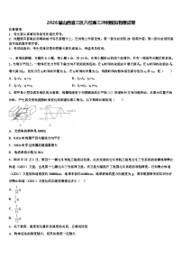 2026届山西省三区八校高三冲刺模拟物理试卷含解析