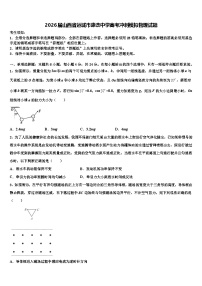 2026届山西省运城市康杰中学高考冲刺模拟物理试题含解析