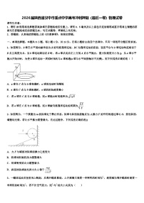 2026届陕西省汉中市重点中学高考冲刺押题（最后一卷）物理试卷含解析