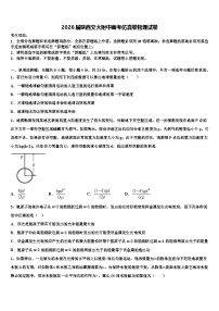2026届陕西交大附中高考仿真卷物理试卷含解析