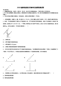 2026届陕西省铜川市高考压轴卷物理试卷含解析