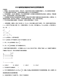 2026届陕西省渭南韩城市高考仿真卷物理试卷含解析