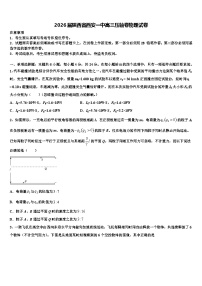 2026届陕西省西安一中高三压轴卷物理试卷含解析