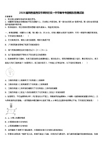 2026届陕西省西安市碑林区铁一中学高考考前模拟物理试题含解析