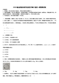 2026届山西省运城市盐湖五中高三最后一模物理试题含解析