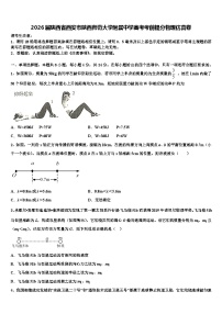 2026届陕西省西安市陕西师范大学附属中学高考考前提分物理仿真卷含解析
