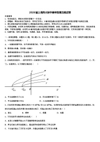2026届上海师大附中高考物理五模试卷含解析