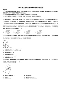 2026届上海师大附中高考物理一模试卷含解析