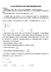 2026届上海华东师范大学第二附属中学高考物理三模试卷含解析