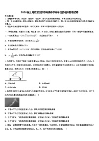 2026届上海嘉定区安亭高级中学高考仿真模拟物理试卷含解析