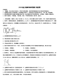 2026届上海高中高考物理三模试卷含解析