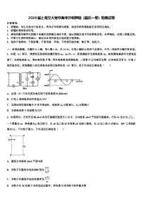2026届上海交大附中高考冲刺押题（最后一卷）物理试卷含解析