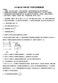 2026届上海二中高三第二次诊断性检测物理试卷含解析
