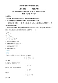 广东省广州市第八十九中学高二上学期期中考试物理试题（解析版）-A4