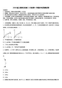 2026届上海闵行区高三3月份第一次模拟考试物理试卷含解析