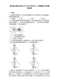 贵州省安顺市多校2025-2026学年高二上学期期末考试物理试卷