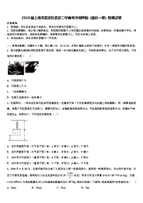 2026届上海市嘉定区嘉定二中高考冲刺押题（最后一卷）物理试卷含解析