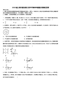 2026届上海市浦东新区川沙中学高考考前提分物理仿真卷含解析
