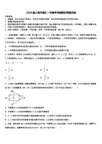 2026届上海市南汇一中高考考前模拟物理试题含解析