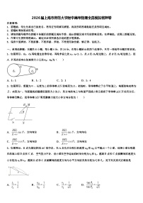 2026届上海市师范大学附中高考物理全真模拟密押卷含解析