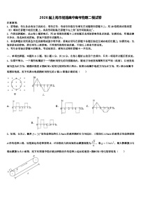 2026届上海市杨浦高中高考物理二模试卷含解析