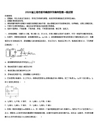 2026届上海市新中高级中学高考物理一模试卷含解析