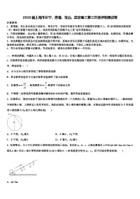2026届上海市长宁、青浦、宝山、嘉定高三第三次测评物理试卷含解析