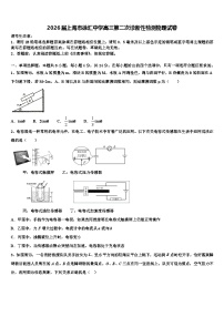 2026届上海市徐汇中学高三第二次诊断性检测物理试卷含解析