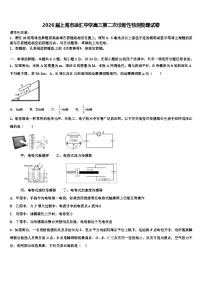 2026届上海市徐汇中学高三第二次诊断性检测物理试卷含解析
