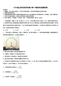 2026届上海市实验学校高三第一次模拟考试物理试卷含解析