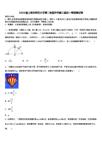 2026届上海市师范大学第二附属中学高三最后一卷物理试卷含解析