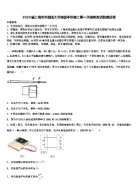 2026届上海市外国语大学附属中学高三第一次调研测试物理试卷含解析