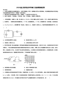 2026届上海市鲁迅中学高三压轴卷物理试卷含解析
