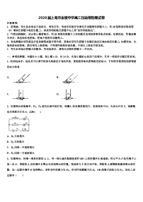 2026届上海市金陵中学高三压轴卷物理试卷含解析