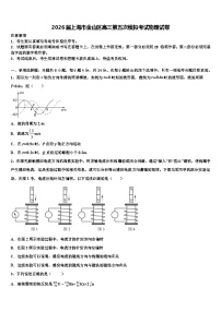 2026届上海市金山区高三第五次模拟考试物理试卷含解析