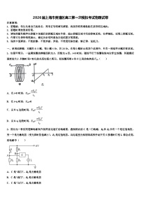 2026届上海市黄浦区高三第一次模拟考试物理试卷含解析