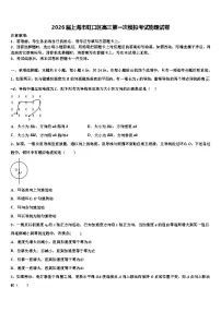 2026届上海市虹口区高三第一次模拟考试物理试卷含解析