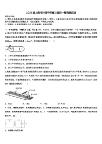 2026届上海市行知中学高三最后一模物理试题含解析