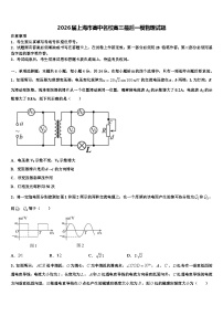 2026届上海市高中名校高三最后一模物理试题含解析