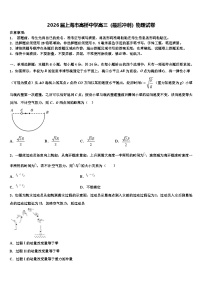 2026届上海市高桥中学高三（最后冲刺）物理试卷含解析