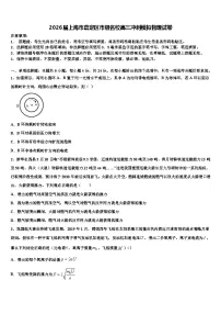 2026届上海市嘉定区市级名校高三冲刺模拟物理试卷含解析