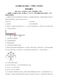 安徽省A10联盟2024-2025学年高二下学期3月阶段考物理试题（D卷）（含答案）